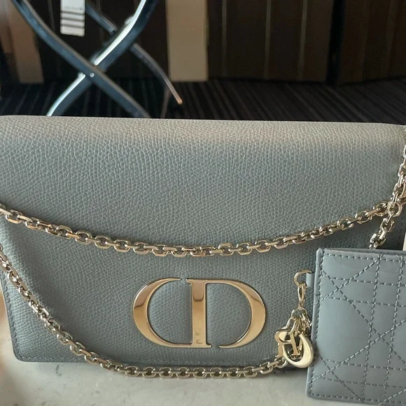 Dior | Bags | Greyish Blue Christian Dior 2in 3 Montaigne Bag  